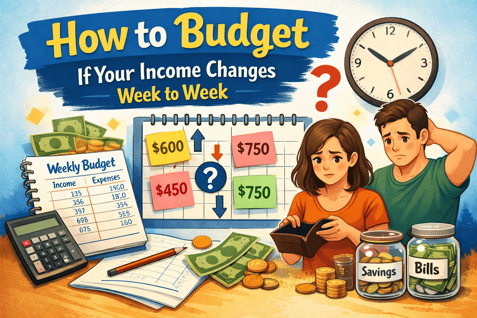 How to Budget If Your Income Changes Week to Week