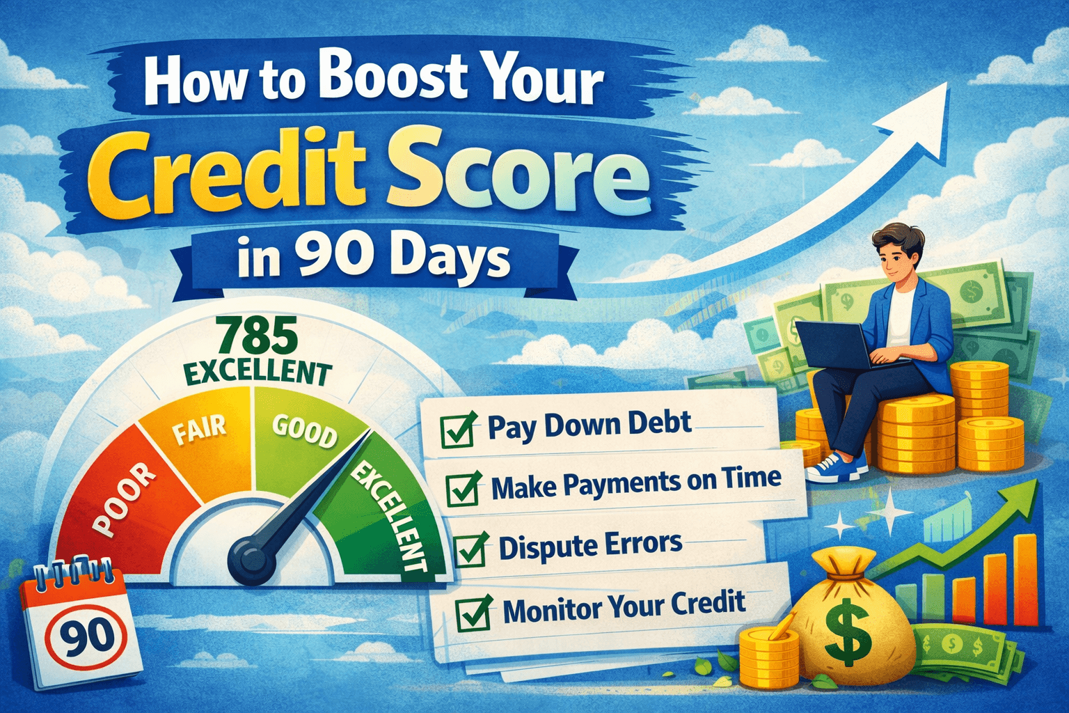 How to Boost Your Credit Score in 90 Days